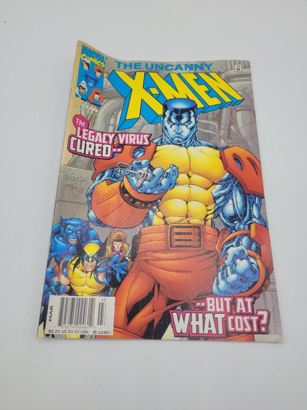 Marvel Comic The Uncanny X-Men #390 Feb 2001 VF/VG Death Of Colossus